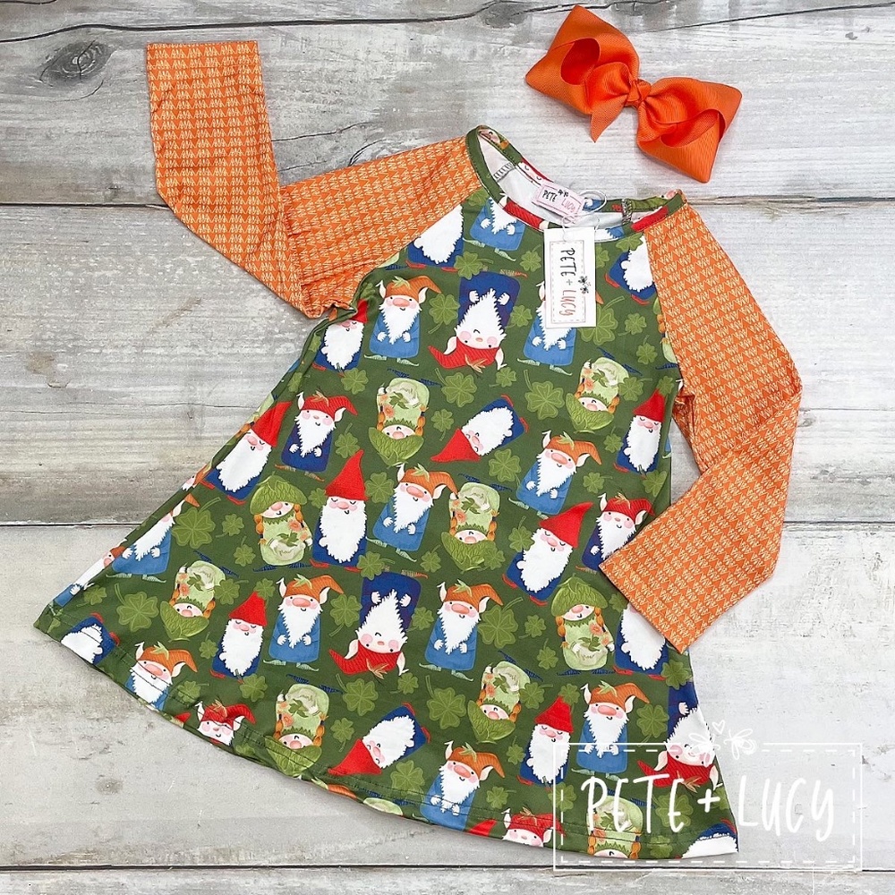 Pete + Lucy Chillin with my Gnomies Dress